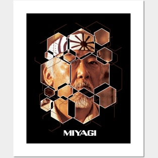 Miyagi poligonal Posters and Art